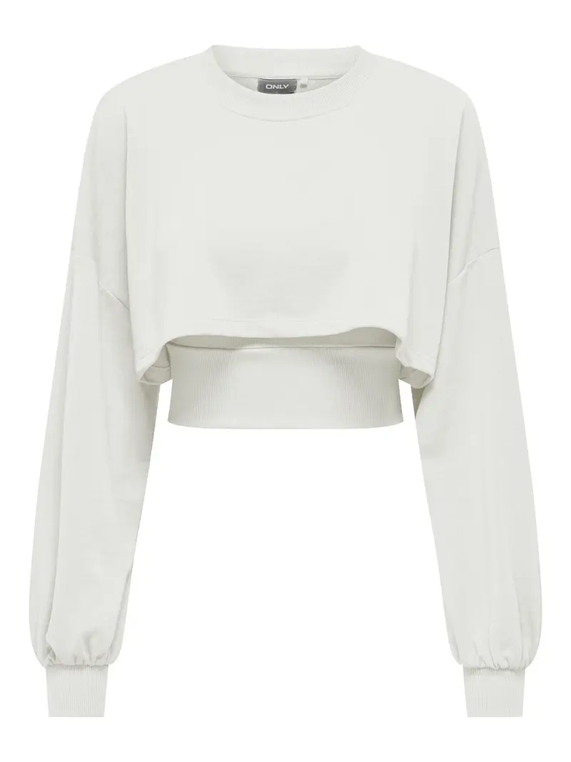 ONLY MAGLIONE CROP BRITT LONG SLEEVES CROP 2 PEZZI DONNA 15312126 CLD