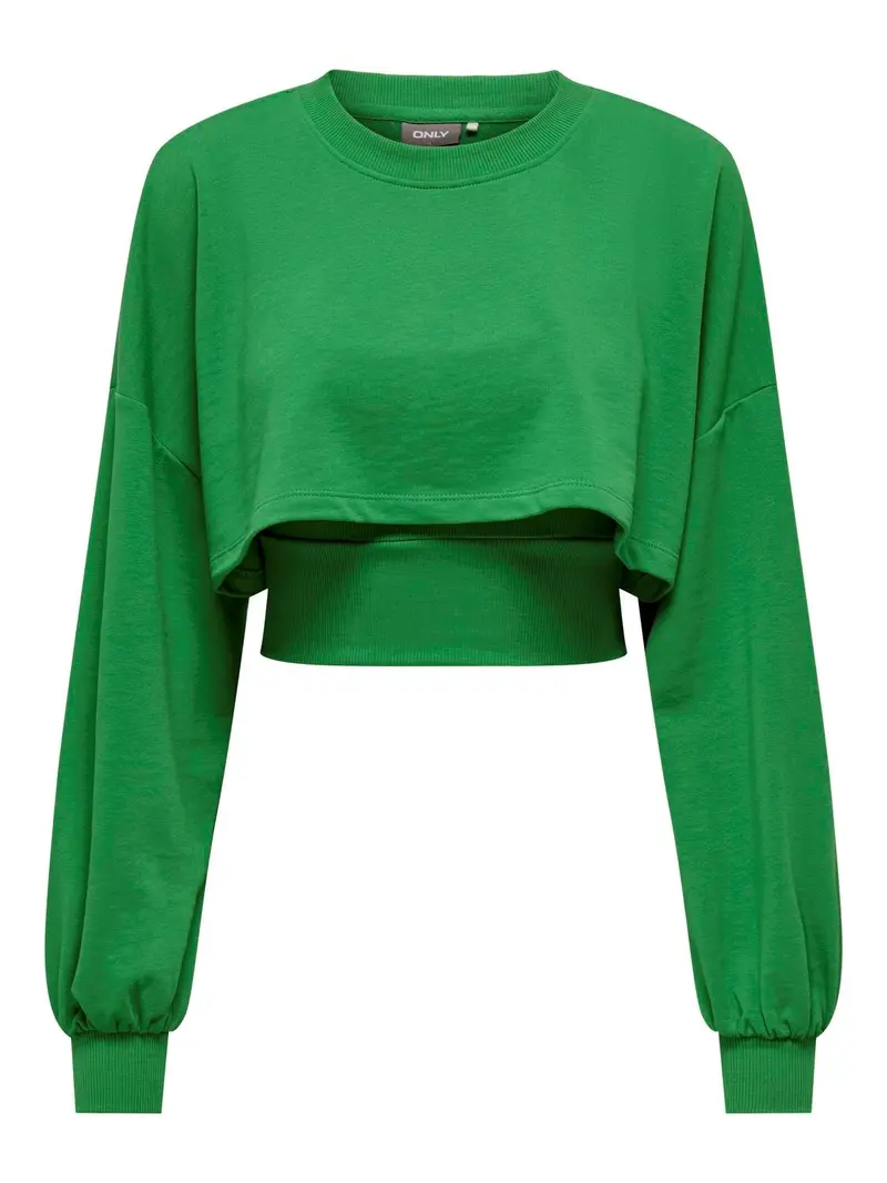 ONLY MAGLIONE CROP BRITT LONG SLEEVES CROP 2 PEZZI DONNA 15312126 GRB