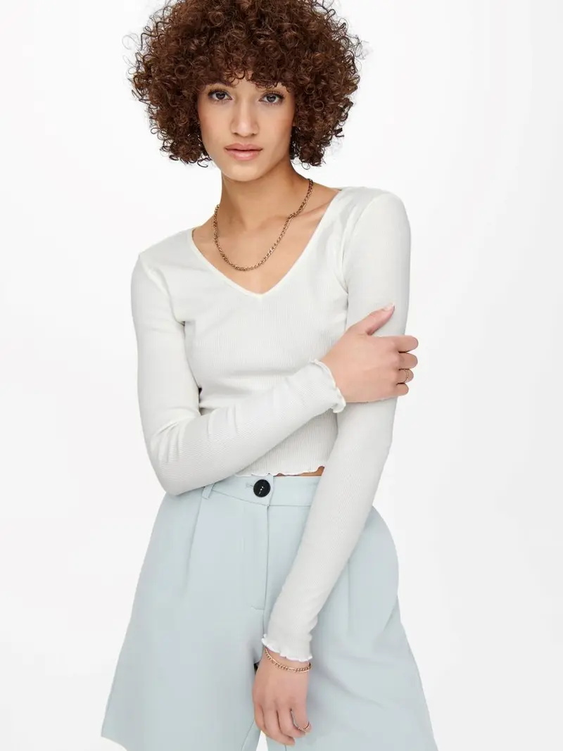 ONLY ODA V-NECK TOP 15251979
