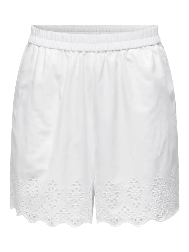 ONLY PANTALONCINO CORTO CON RICAMI LOU 15313167 BGW