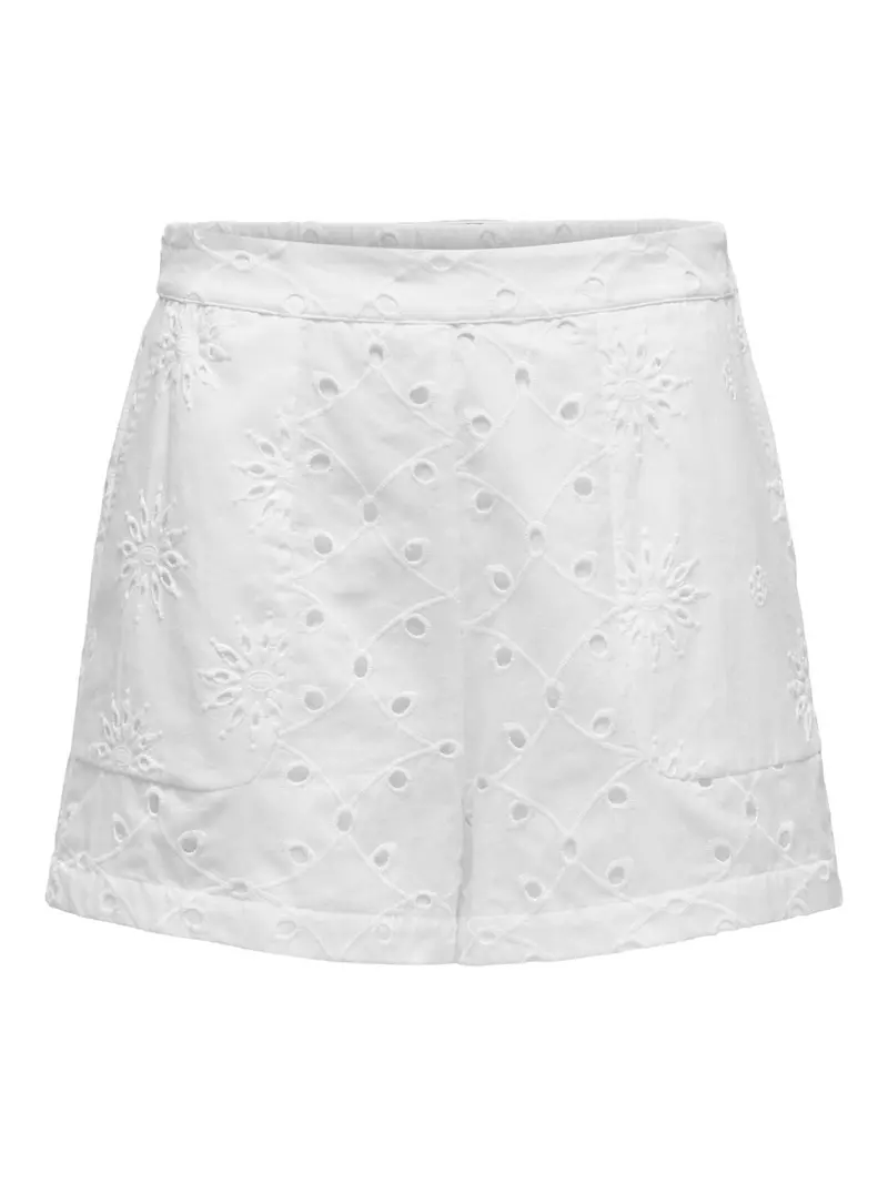 ONLY PANTALONCINO TALLA IN COTONE DONNA 15334951 CLD