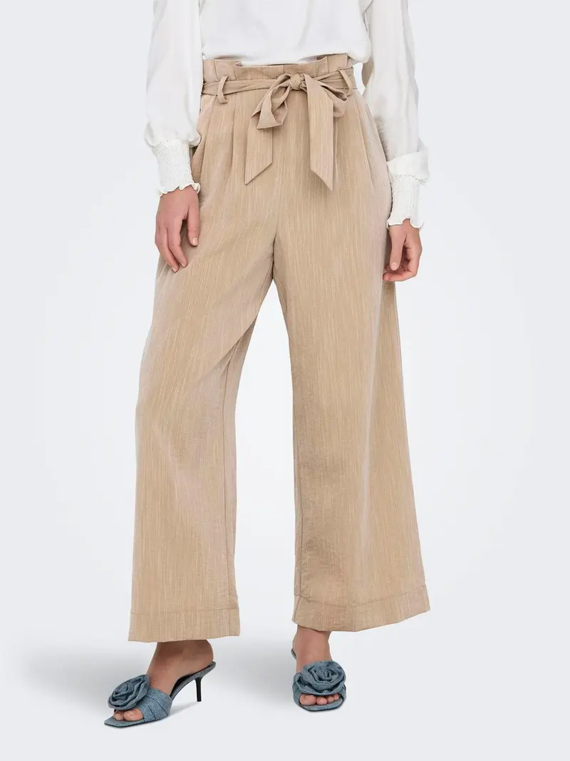ONLY PANTALONI MARSA SOLID PAPERBAG DONNA 15269628 SFR