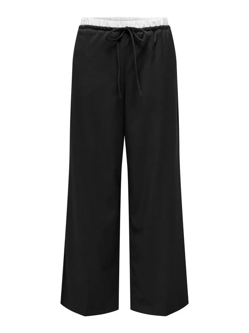 ONLY PANTALONI TILLE LIFE SOLID BOX DONNA 15338509 BLK