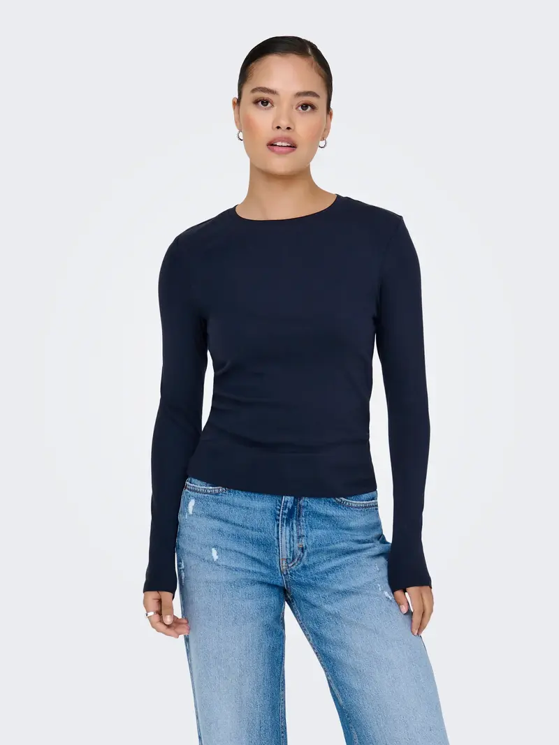 ONLY RILEY T-SHIRT GIROCOLLO 15323159 NGS
