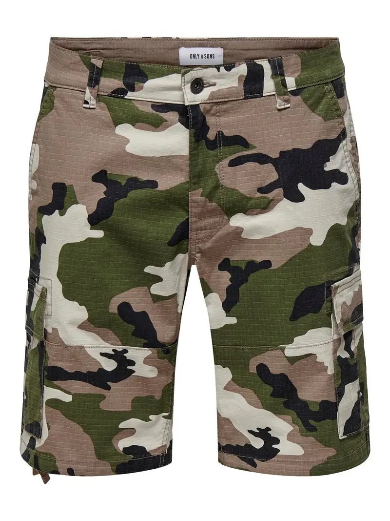 ONLY&SONS BERMUDA CARGO RAY LIFE 0020 RIBSTOP UOMO 22029901 WTM
