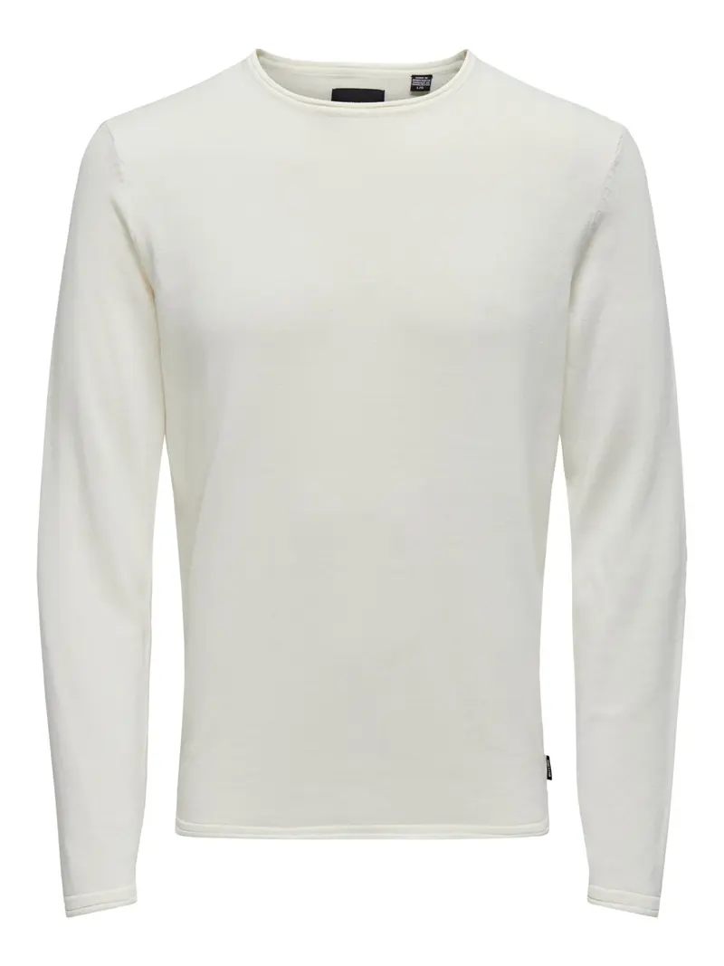 ONLY&SONS FELPA GARSON 12 WASH CREW KNIT UOMO 22006806 CLD