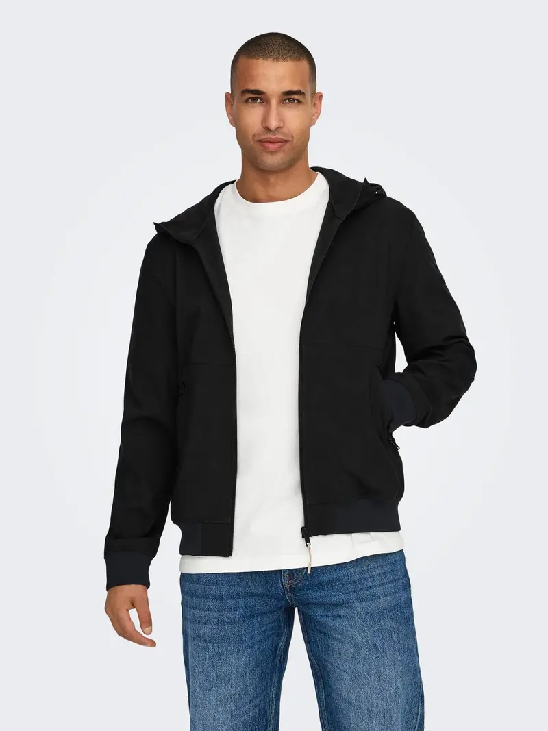ONLY&SONS GIUBBOTTO BOMBER BOWIE UOMO 22029276 BLK