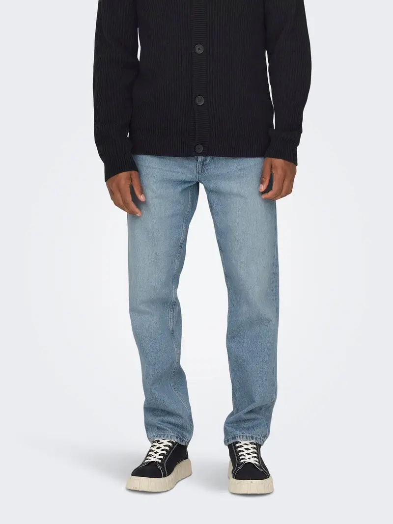ONLY&SONS JEANS EDGE STRAIGHT LB 6986 DENIM UOMO 22026986 LBD