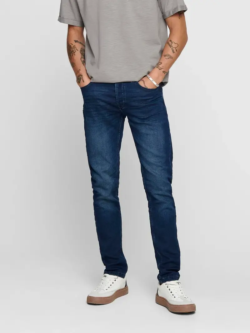 ONLY&SONS JEANS LOOM SLIM DB JOG 0431 UOMO 22010431 BLD