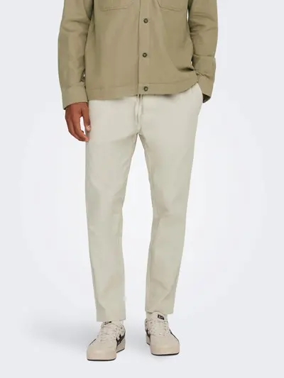 ONLY&SONS M LINUS CROP PANT 22024966