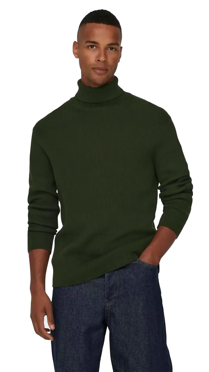 ONLY&SONS MAGLIONE PHIL COLLO ALTO UOMO 22023202 RSN