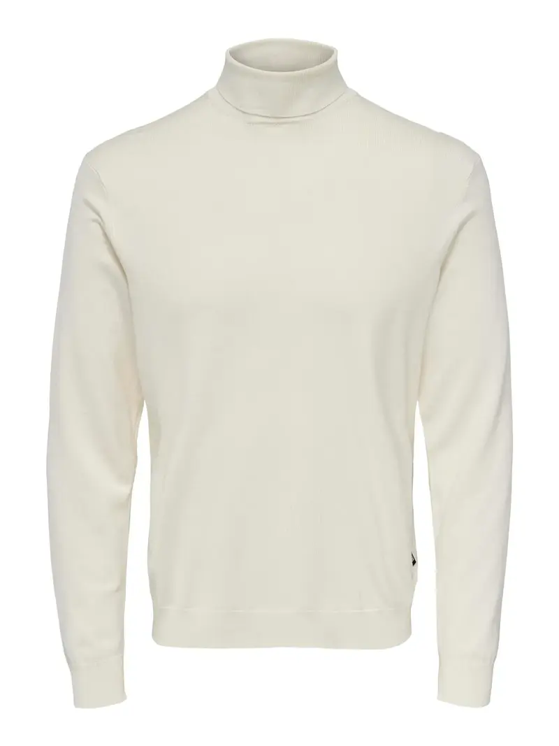 ONLY&SONS MAGLIONE PHIL CON CERNIERA UOMO (ANTIQUE WHITE) 22023210 AWT