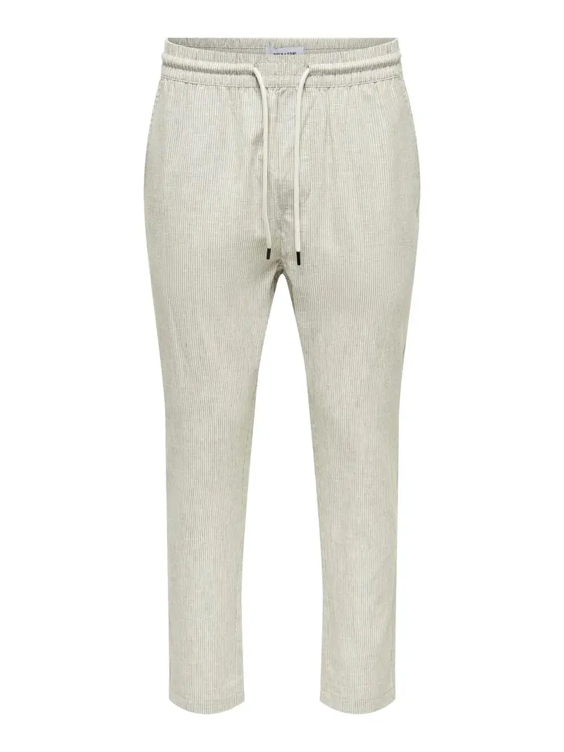 ONLY&SONS PANTALONE LINUS CROP 0136 STRIPE UOMO 22028329 FRK