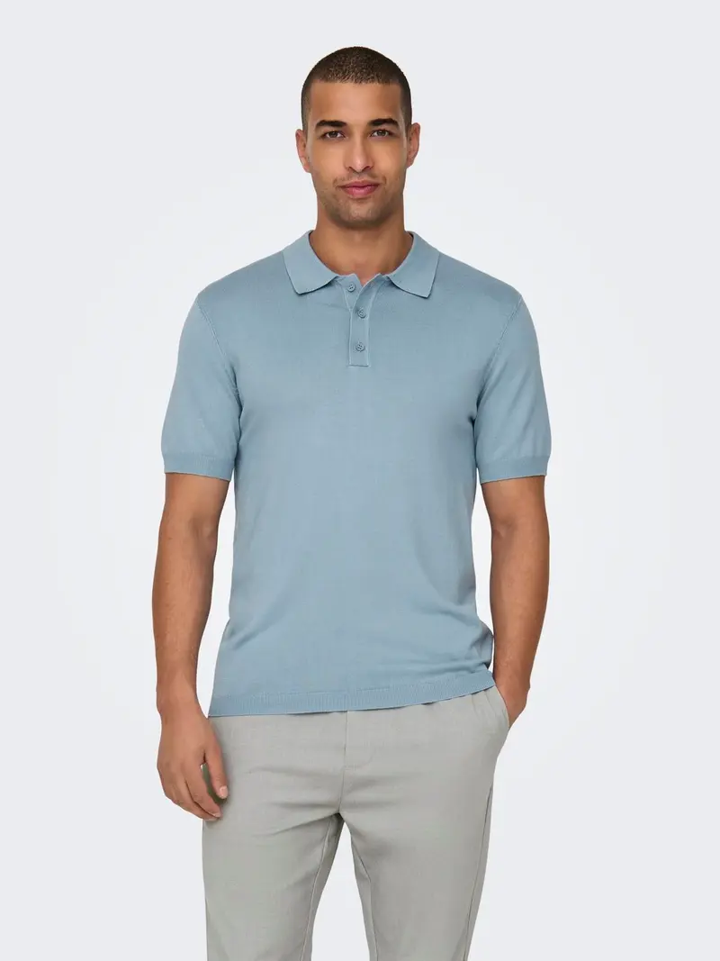ONLY&SONS POLO WYLER LIFE REGULAR 14 SHORT SLEEVES KNIT UOMO 22022219 MTS