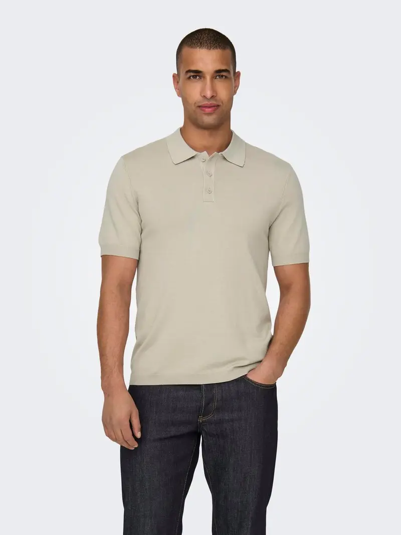 ONLY&SONS POLO WYLER LIFE REGULAR 14 SHORT SLEEVES KNIT UOMO 22022219 SVL