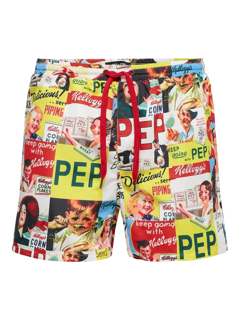 ONLY&SONS STED SWIM KELLOGS PRINT 22021839