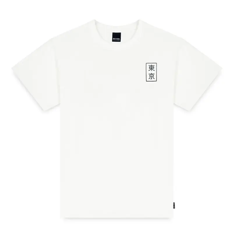 ONLY&SONS T-SHIRT KACE RELAX JAP SHORT SLEEVES UOMO 22028731 CLD