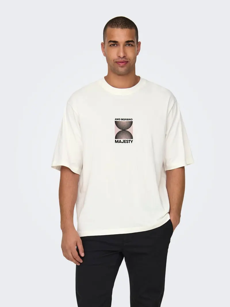 ONLY&SONS T-SHIRT LENNY OVERSIZE ELEMENT SHORT SLEEVES UOMO 22028675 CLD