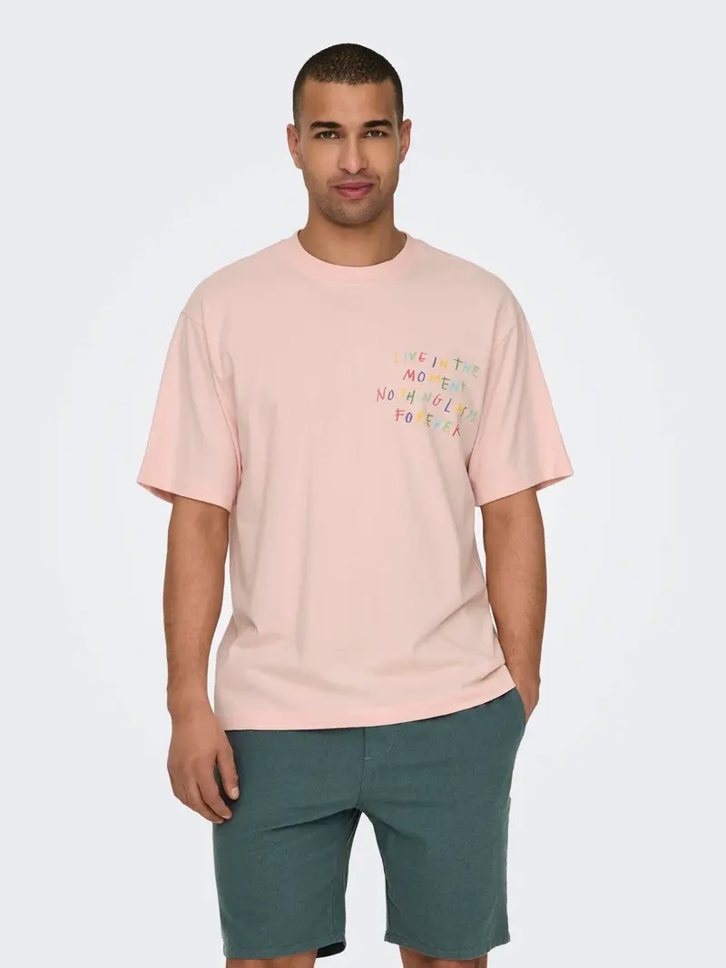 ONLY&SONS T-SHIRT MANI LIFE UOMO 22029468 IPP