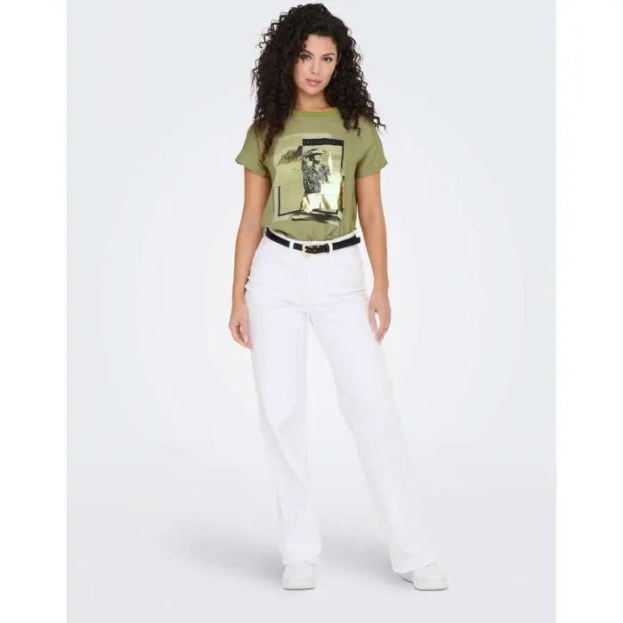 ONLY T-SHIRT FLORA RES SHORT SLEEVES ART FOIL DONNA 15288071 KLT