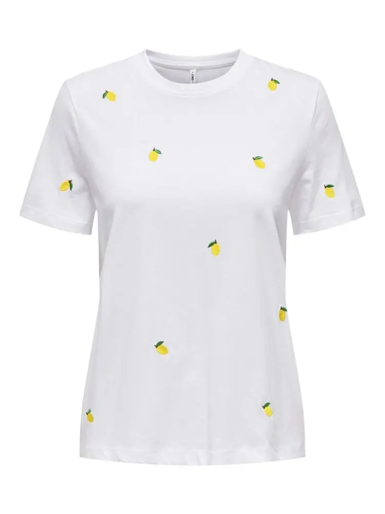 ONLY T-SHIRT KETTY LIFE SHORT SLEEVES O-NECK DONNA 15288473 BWL