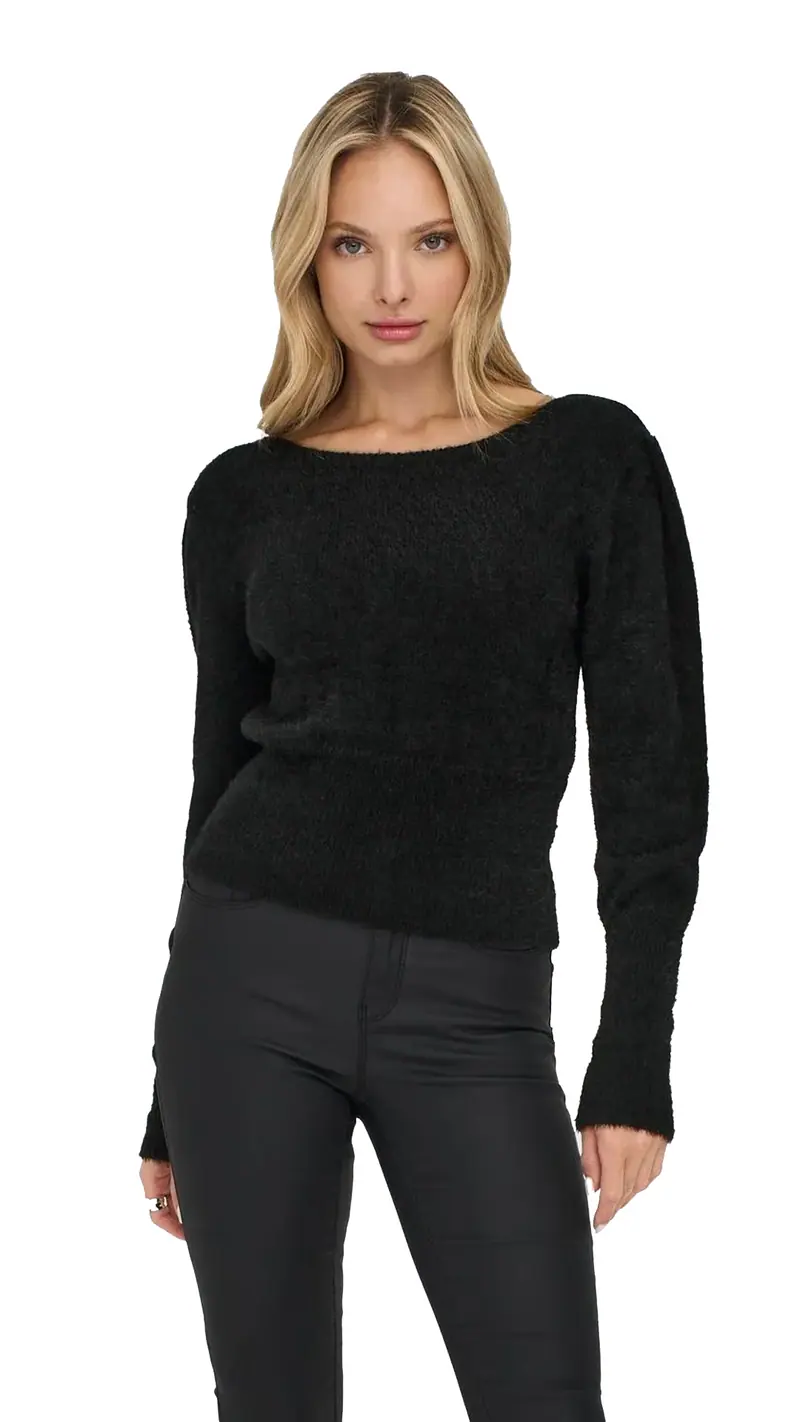 ONLY T-SHIRT LELLA MANICA LUNGA DONNA 15260678 BLK