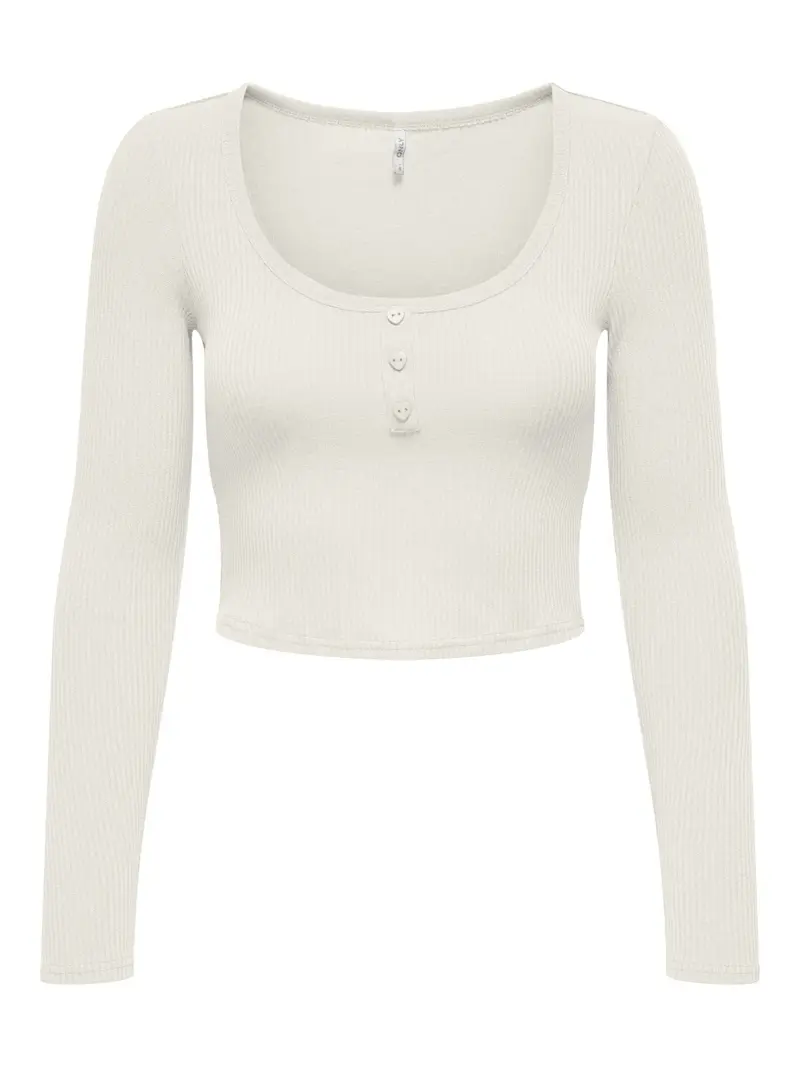 ONLY T-SHIRT LINA LONG SLEEVES SHORT TOP DONNA 15299628 SDS