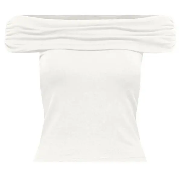 ONLY T-SHIRT LIVELOVE LIFE OFF SHOULDER TOP 15338616 CLD