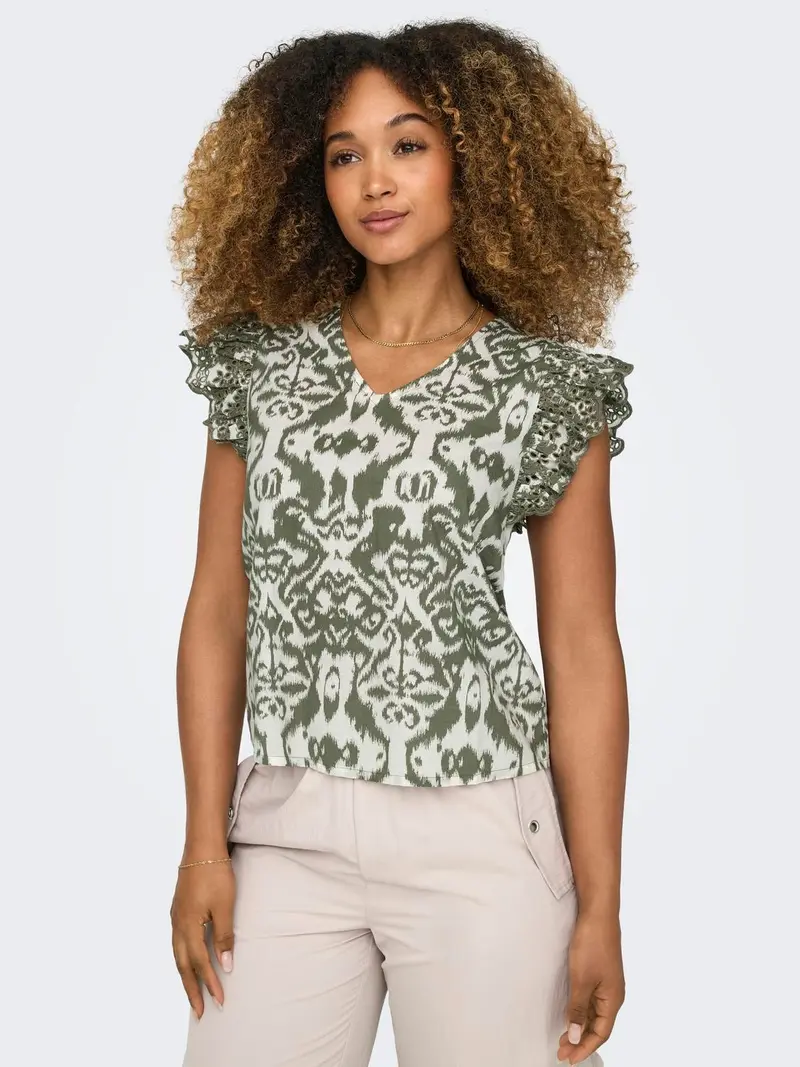 ONLY T-SHIRT LOU MANICA CORTA DONNA 15313171 KLT