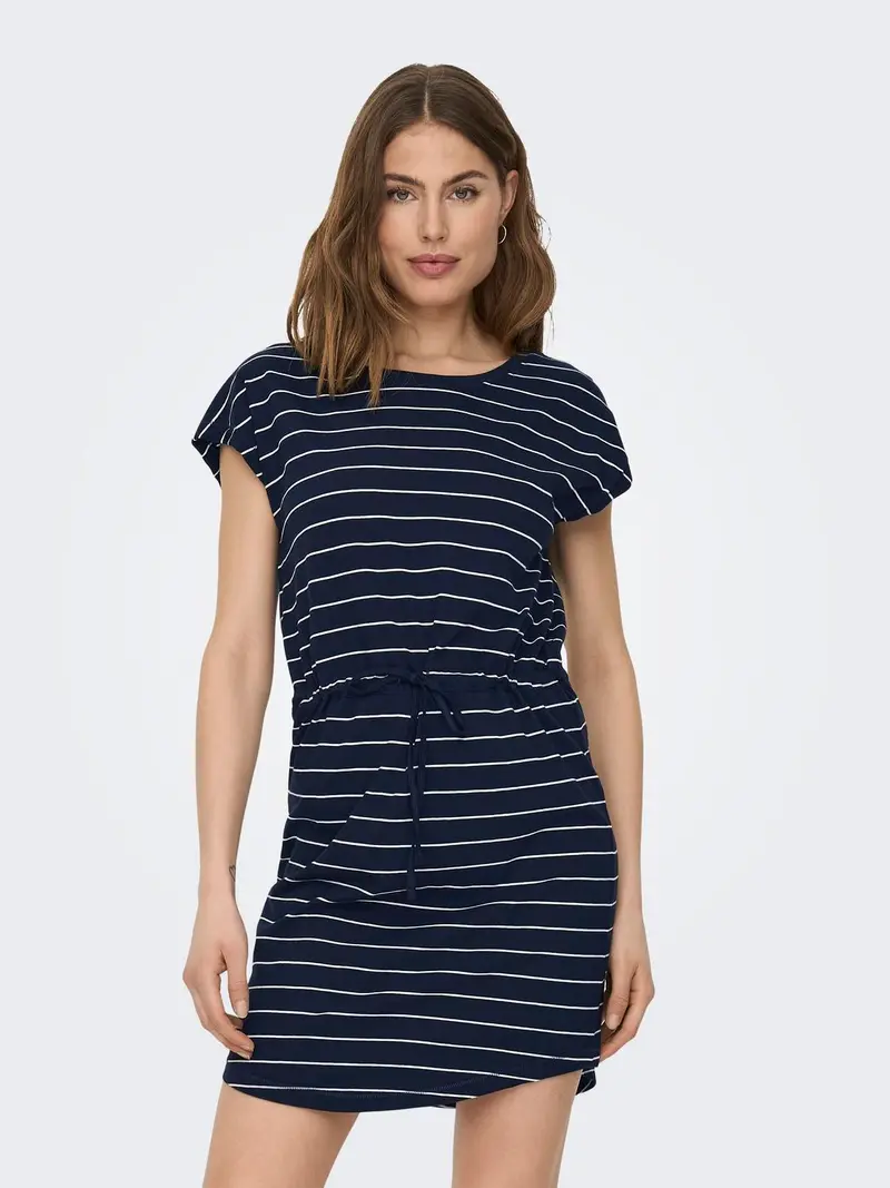ONLY T-SHIRT MAY LIFE SHORT SLEEVE FRILL V-NECK DONNA 15153021 NGS