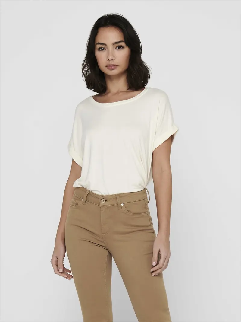 ONLY T-SHIRT MOSTER SHORT SLEEVES O-NECK TOP  DONNA 15106662 AWT
