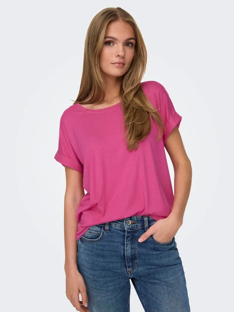 ONLY T-SHIRT MOSTER SHORT SLEEVES O-NECK TOP  DONNA 15106662 FPK