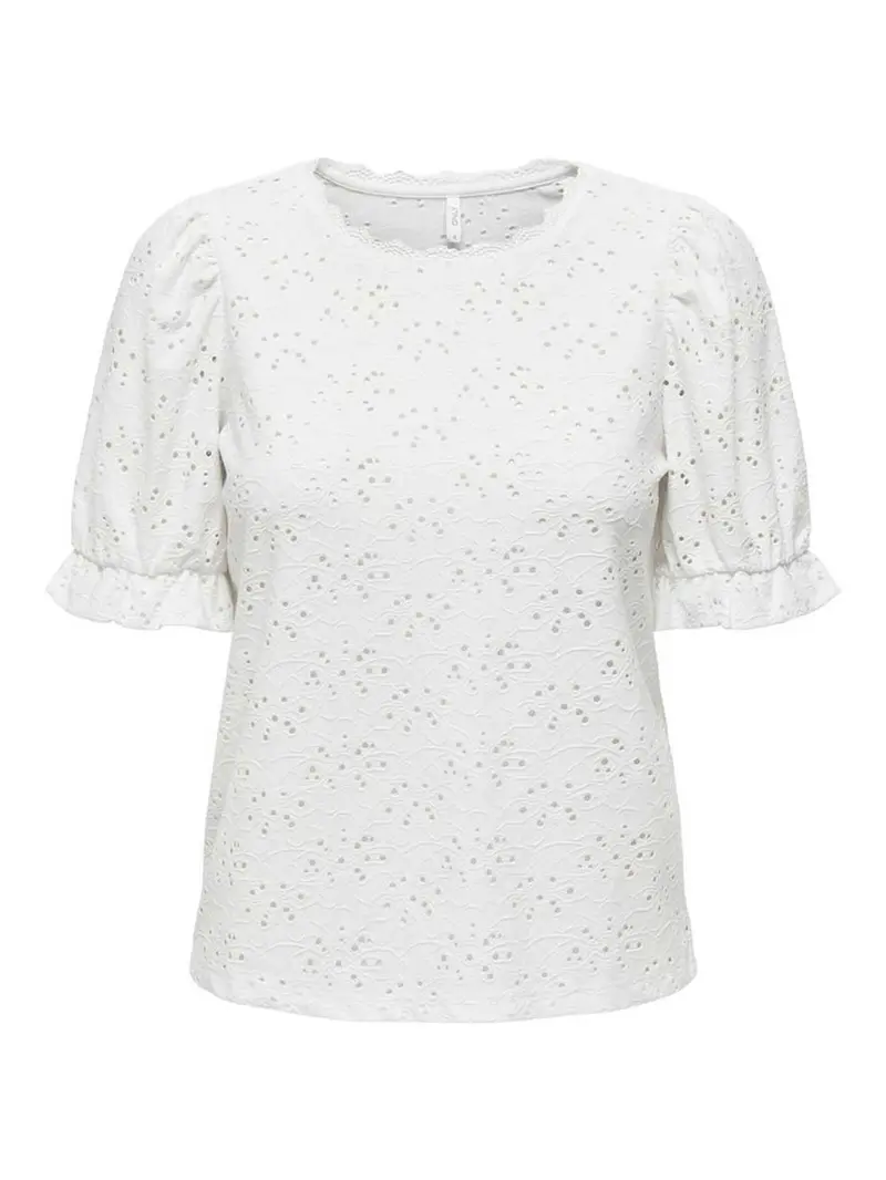 ONLY T-SHIRT NEW SMILLA SHORT SLEEVE PUFF DONNA 15315587 CLD