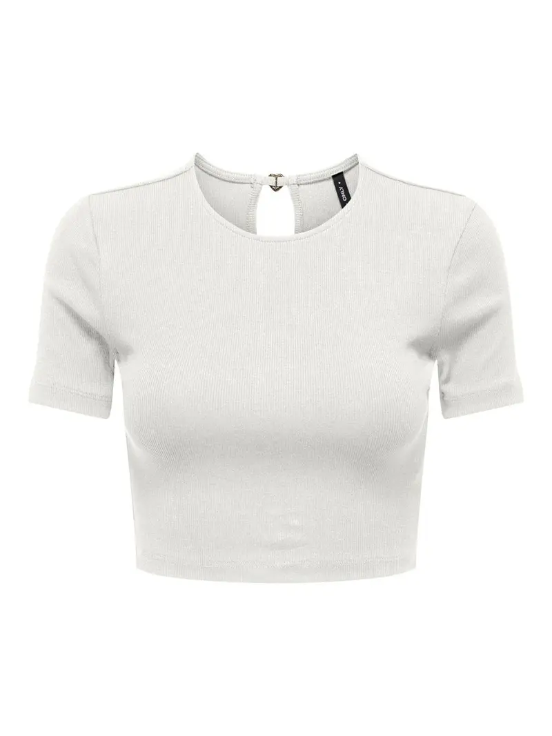 ONLY T-SHIRT RENE SHORT SLEEVES OPER BACK HEART TOP DONNA 15315362 CLD
