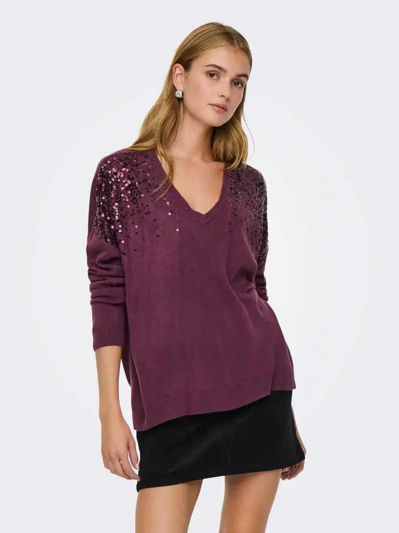 ONLY TARRY MAGLIONE CON GLITTER 15359241 MVN