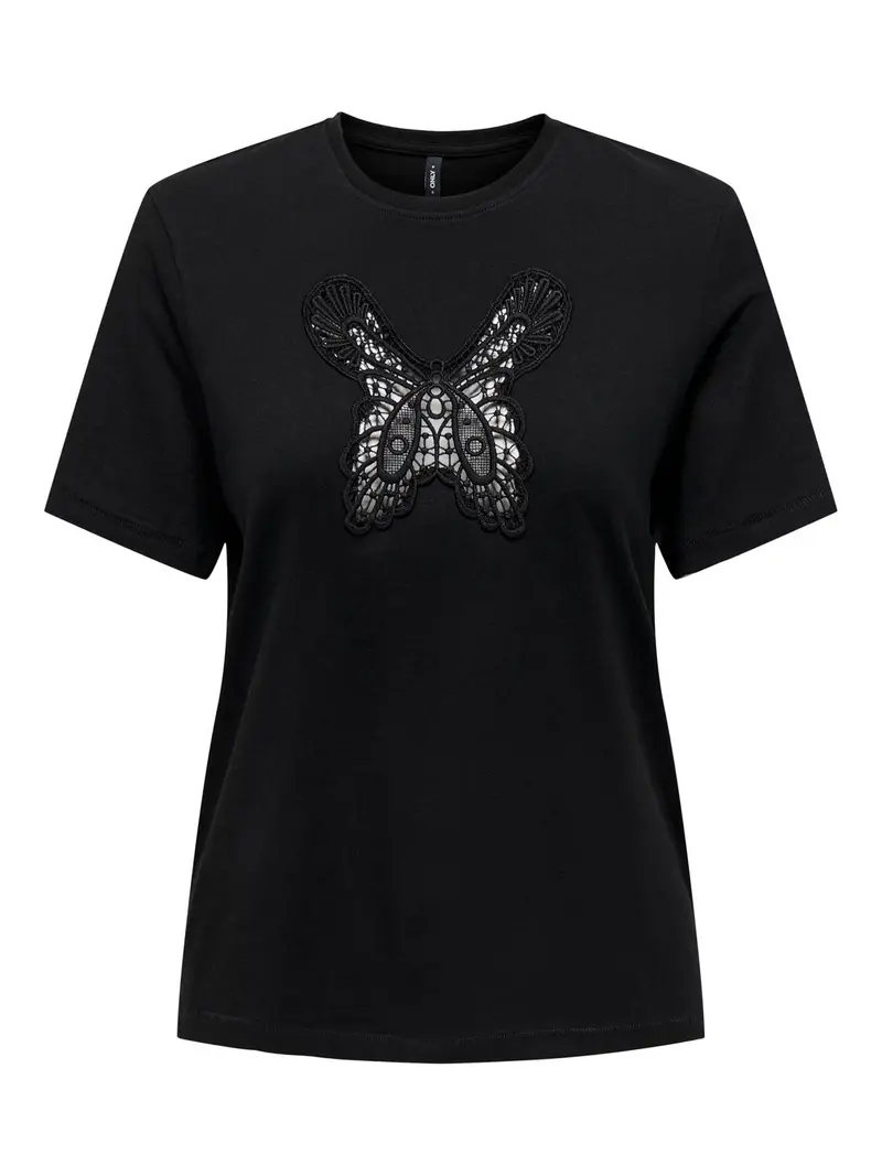 ONLY TOP FLY SHORT SLEEVE BOX DONNA 15315344 BLK
