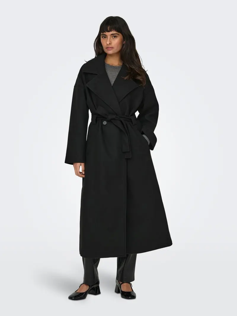 ONLY W CAPPOTTO INGRID OVERSIZED BELTED COAT 15292812