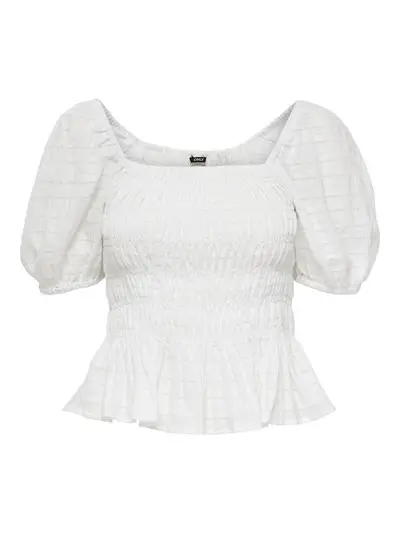 ONLY W CARLA SS SMOCK TOP 15288716