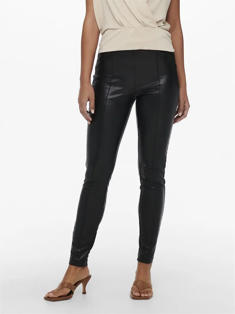 ONLY W JESSIE FAUX LEATHER LEGGINGS 15231825