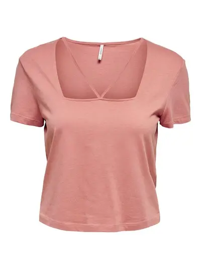 ONLY W MONNA SHORT SLEEVES SQUARE NECK 15275431