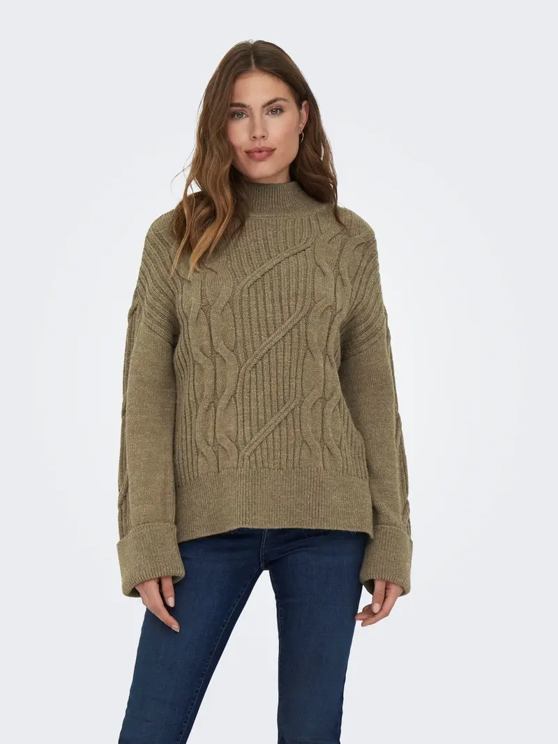 ONLY W PULLOVER LEISE LONG SLEEVE LOOSE HIGHNECK 15304297