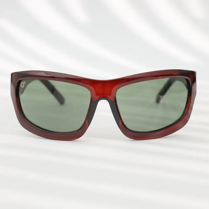 OS SUNGLASSES OCCHIALI DA SOLE ATENE VINO LENTE VERDE OS2053-C01