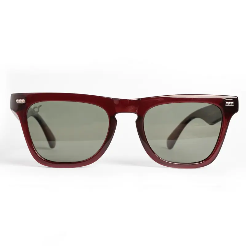 OS SUNGLASSES OCCHIALI DA SOLE NEW YORK VINO CON LENTE VERDE OS2037-C05