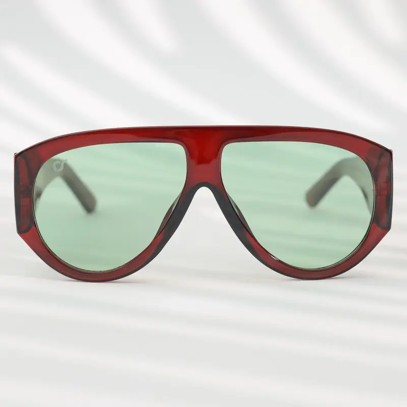 OS SUNGLASSES OCCHIALI DA SOLE VENEZIA VINO LENTE VERDE OS2052-C04