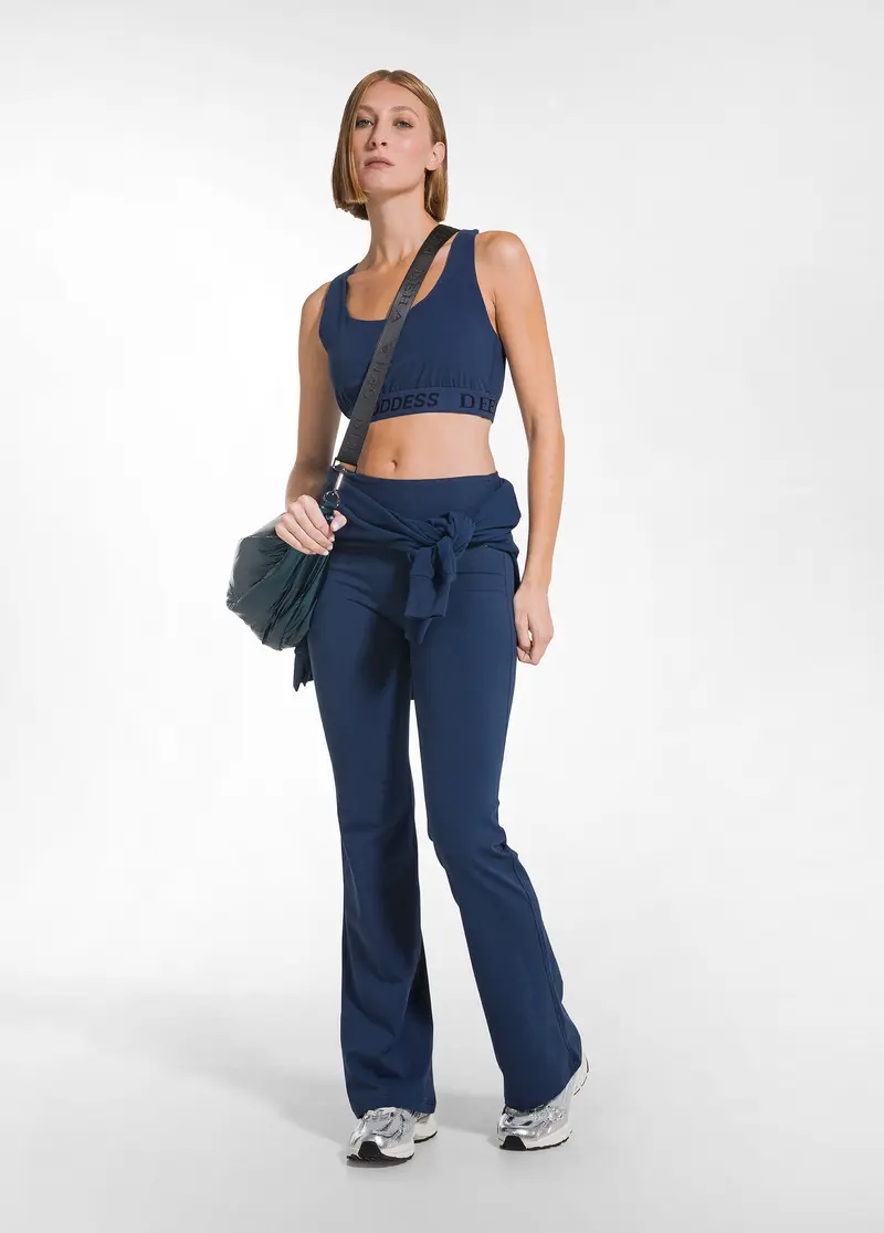 PANTA JAZZ JERSEY STRETCH BLU
