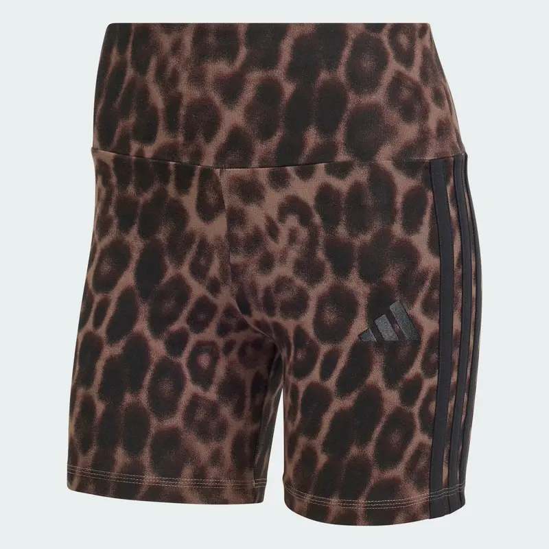 PANTALONCINI BIKER ADIDAS SEASONAL ESSENTIALS LEOPARD PRINT JZ0201 DONNA
