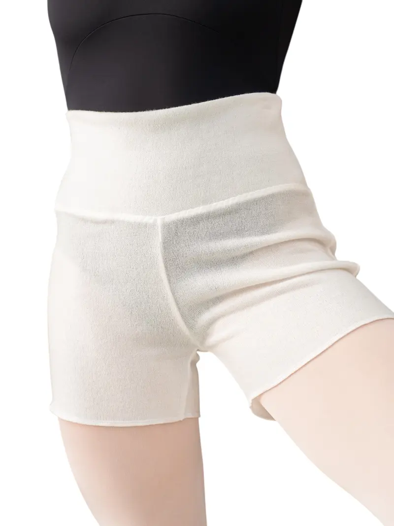 Pantaloncino per Riscaldamento Danza Bianco MP918