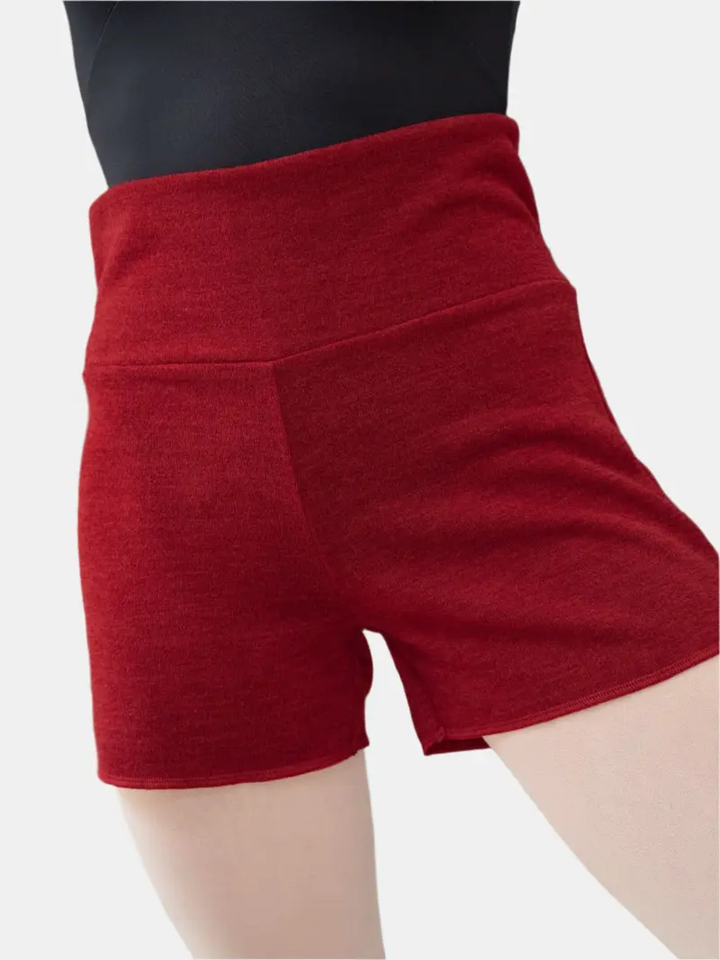Pantaloncino per Riscaldamento Danza Bordeaux MP918