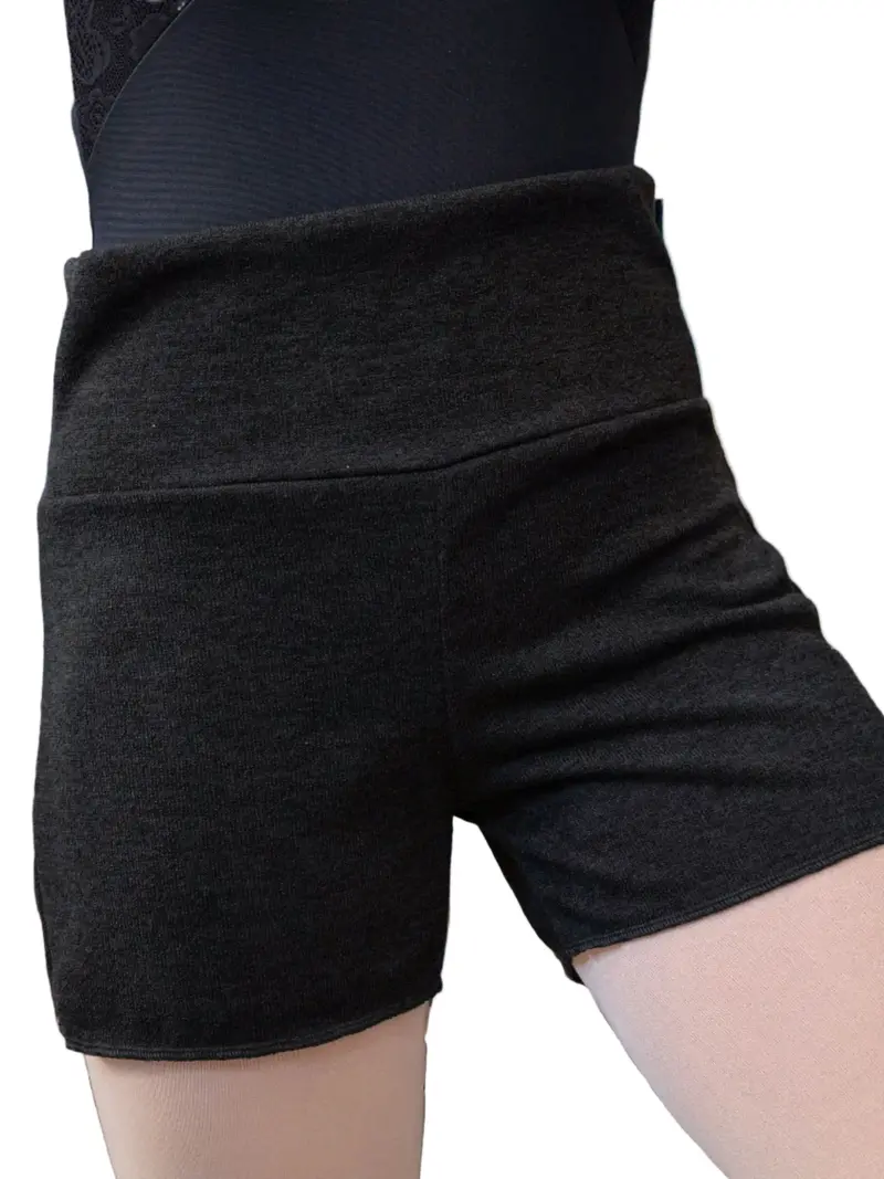 Pantaloncino per Riscaldamento Danza Nero MP918