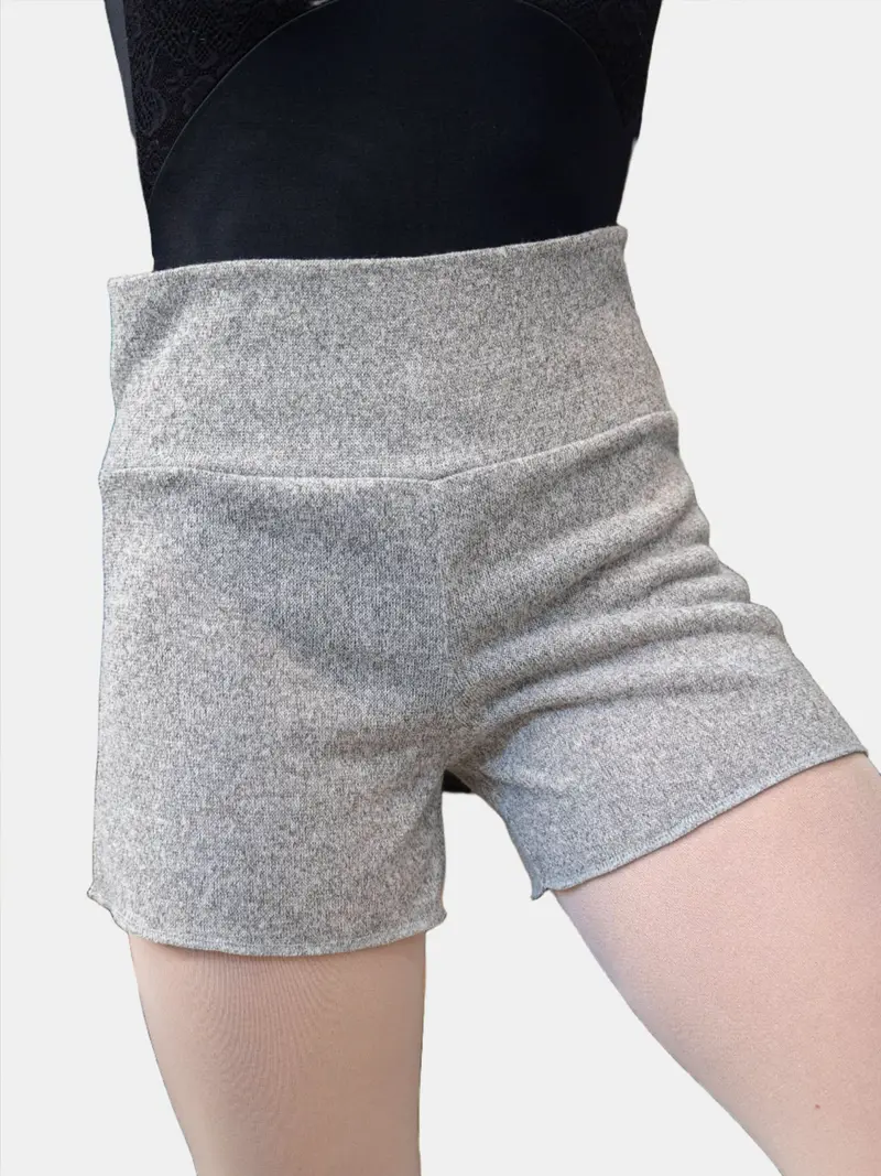 Pantaloncino per Riscaldamento Danza Perla Mélange MP918